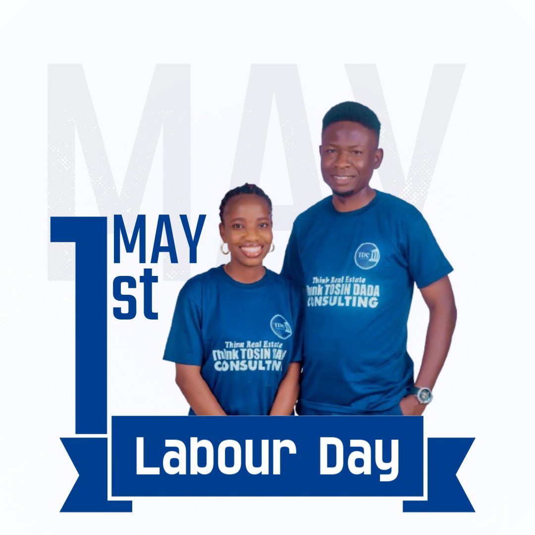 This year's Labour Day, we honour the dedication, resilience, and spirit of every individual driving progress. Let’s celebrate the power of people—building a future of equity, inclusion, and opportunity for all.

#TosinDadaConsulting #RealEstate #LabourDay #TDC