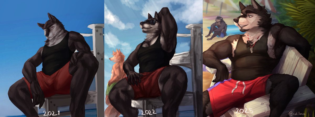 Also its kind of a redraw of an older piece!  ✨