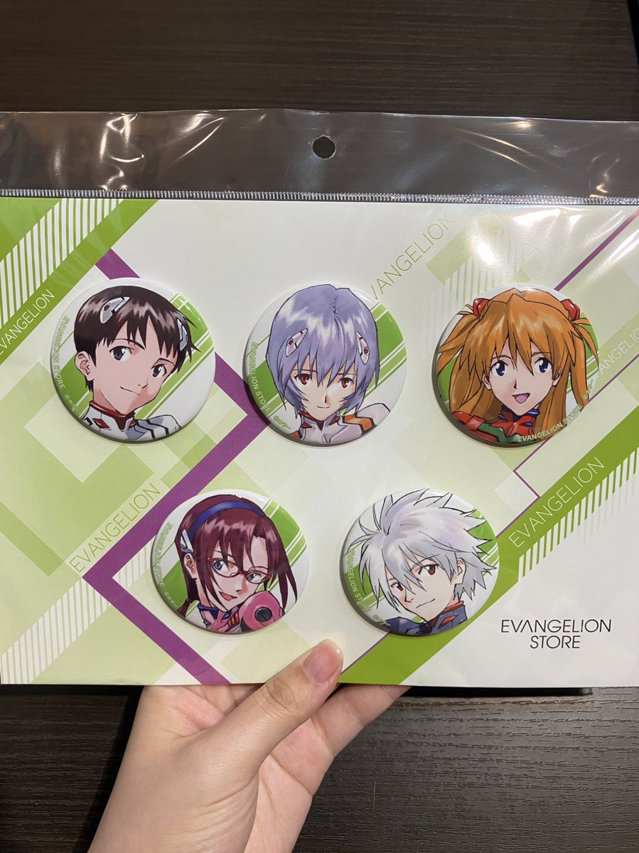 新商品】 EVANGELION STORE20周年を記念した缶バッジセットがえゔぁ屋