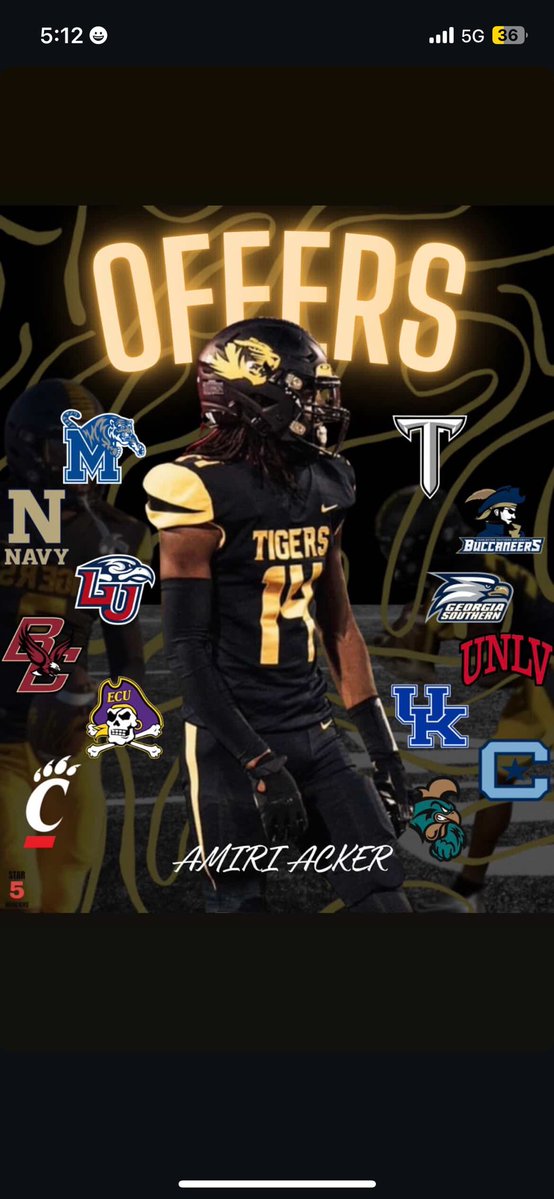 Amiri Acker (@amiriacker14) on Twitter photo #AGTG BlESSED to be in the position that iām in now i want to thank my Lord and savior jesus christ for all of these amazing opportunities as well as my family more to come canāt wait to show out this season!!@DAWGHZERECRUITS <a href="/CSMITHSDSU/">Craig Smith</a> <a href="/CoachTylerFunk/">Tyler Funk</a> <a href="/CHSTigersFB/">Crescent Tigers Football</a> #AGTG BlESSED to be in the position that iām in now i want to thank my Lord and savior jesus christ for all of these amazing opportunities as well as my family more to come canāt wait to show out this season!!@DAWGHZERECRUITS <a href="/CSMITHSDSU/">Craig Smith</a> <a href="/CoachTylerFunk/">Tyler Funk</a> <a href="/CHSTigersFB/">Crescent Tigers Football</a>