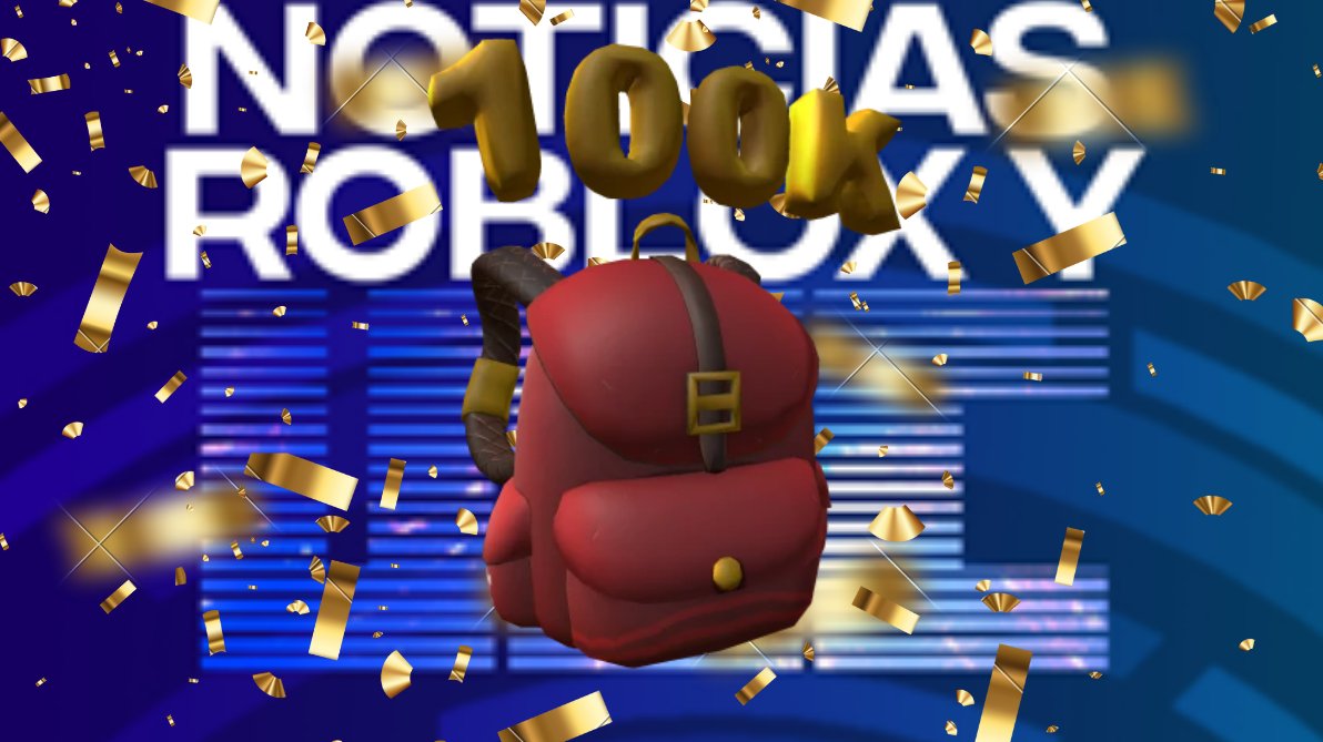 🎒 SORTEO MOCHILA ROJA 100K NOTICIAS 🎒
(Para 2 ganadores)

1️⃣ Sígue a <a href="/UgcNoticias_/">📰 Noticias Roblox y UGC ➤</a>
2️⃣ Repostear  🔁 y da  ❤️ a esta publicación
3️⃣ Comenta tu nombre de usuario de Roblox
 4⃣ Deber esta unido a mi grupo

➤roblox.com/es/catalog/963…
➤roblox.com/es/communities…
#Roblox #RobloxDev