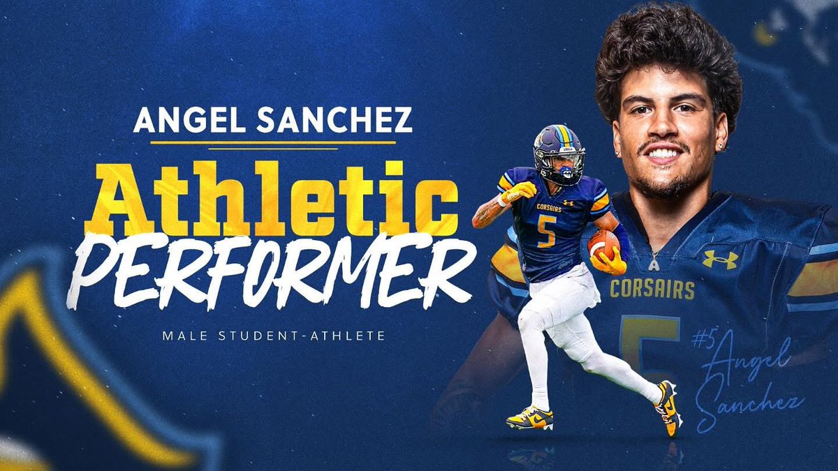 UMass Dartmouth Football (@corsairfootball) on Twitter photo Congratulations to Sr. WR Angel Sanchez (<a href="/hendrickenfb/">Keith Croft</a>) on being named the 2024-25 <a href="/UMassDAthletics/">UMassD Athletics</a> Male Athletic Performer of the Year!
#WinTheRep🏴☠️ Congratulations to Sr. WR Angel Sanchez (<a href="/hendrickenfb/">Keith Croft</a>) on being named the 2024-25 <a href="/UMassDAthletics/">UMassD Athletics</a> Male Athletic Performer of the Year!
#WinTheRep🏴☠️