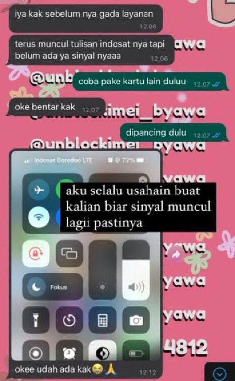 awaagants's tweet photo. yuk yang mau unblock unlock unblok imei aku ready yaa,bagi yang minat bisa langsung ke waa diprofil 🫶🏻🫶🏻 #zonauang #unblockimei #unlockimei https://t.co/NQG9rv0a2t