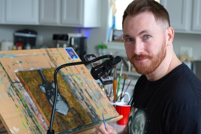 PapaDahlPaintings started with Shrek in heels at a wine night—and now paints Kermit smoking joints, Cat in the Hat attacking Elon Musk and other “zesty art for the zesty.” His chaotic meme canvases are cracking people up and selling out. 
buff.ly/mnNDdH3