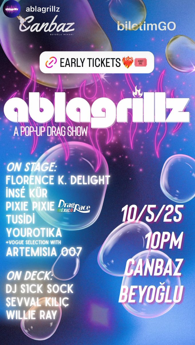 Se logró de nuevo perras 🇹🇷nsc! La verdad es un orgullo para mí y espero que para usted también que se siga exponiendo el drag mexicano tan lejos!
Turquía 🇹🇷 ❤️ nos vemos de nuevo🇲🇽