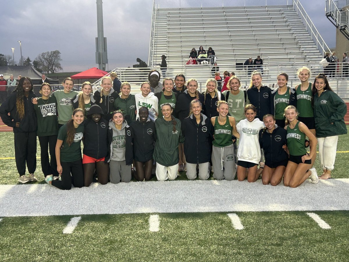 lsw_track's tweet image. Congratulations to the Lincoln Southwest Girls track and field team for winning the LPS Championship with 281 points.  A school record!!
