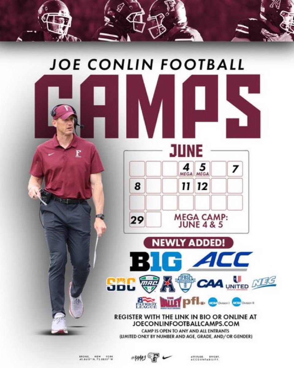 Thank <a href="/TJH3_/">Ty Henderson</a> for the camp invite to <a href="/FORDHAMFOOTBALL/">Fordham Football</a>. I look forward to getting to compete and learn.