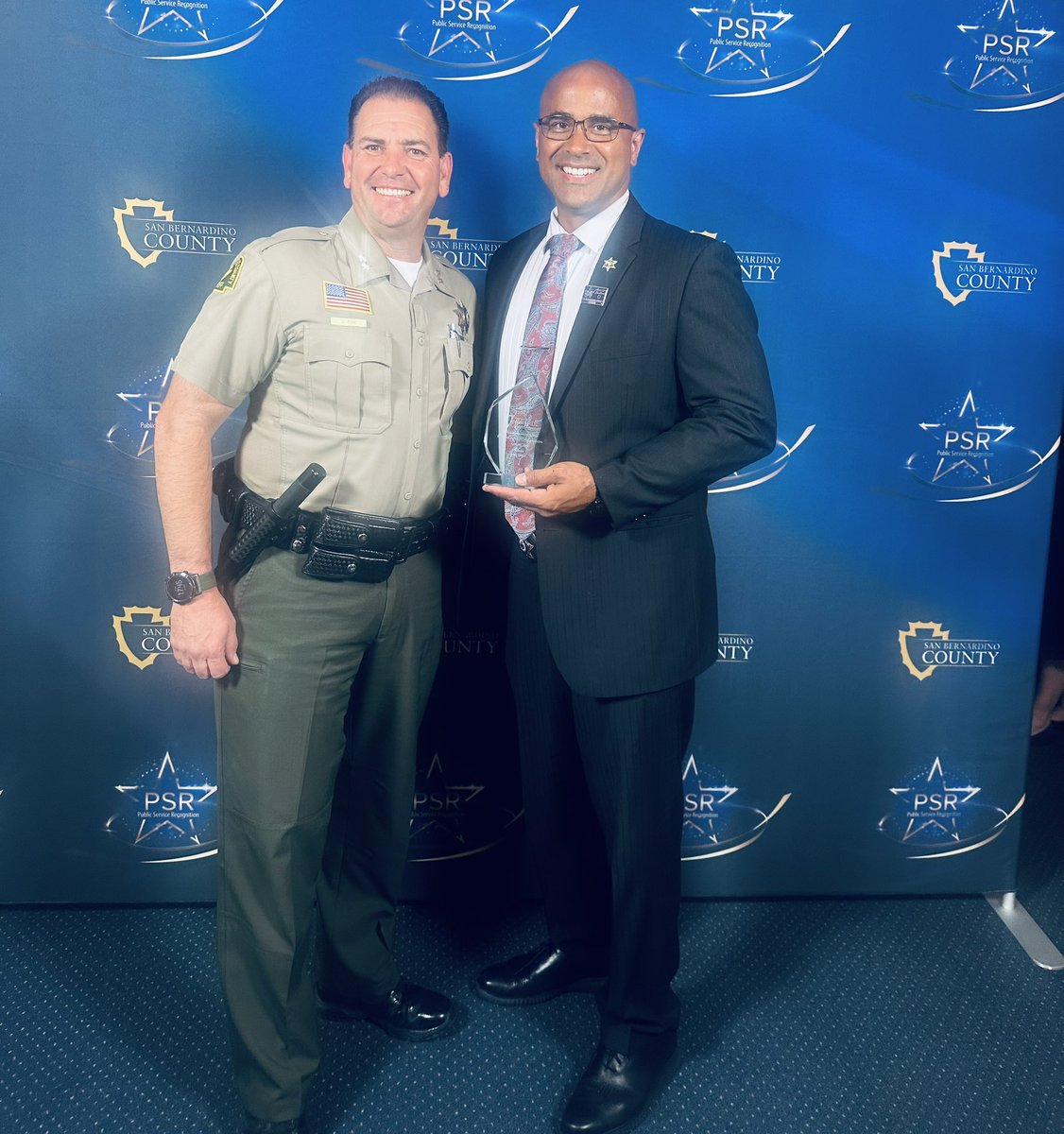 Big congratulations to Deputy Jones for receiving the Award for Excellence for his work in bringing the Blue Envelope Program to SB County. A well earned recognition!
