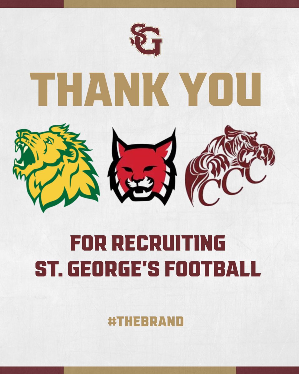 St. George's Gryphons Football (@sggryphfootball) on Twitter photo Thank you to <a href="/MOSOFootball/">Missouri Southern Football</a> <a href="/RhodesFootball/">Rhodes Football</a> and <a href="/CoahomaFootball/">Coahoma Tigers Football</a> for stopping by today to recruit our athletes! #TheBrand Thank you to <a href="/MOSOFootball/">Missouri Southern Football</a> <a href="/RhodesFootball/">Rhodes Football</a> and <a href="/CoahomaFootball/">Coahoma Tigers Football</a> for stopping by today to recruit our athletes! #TheBrand