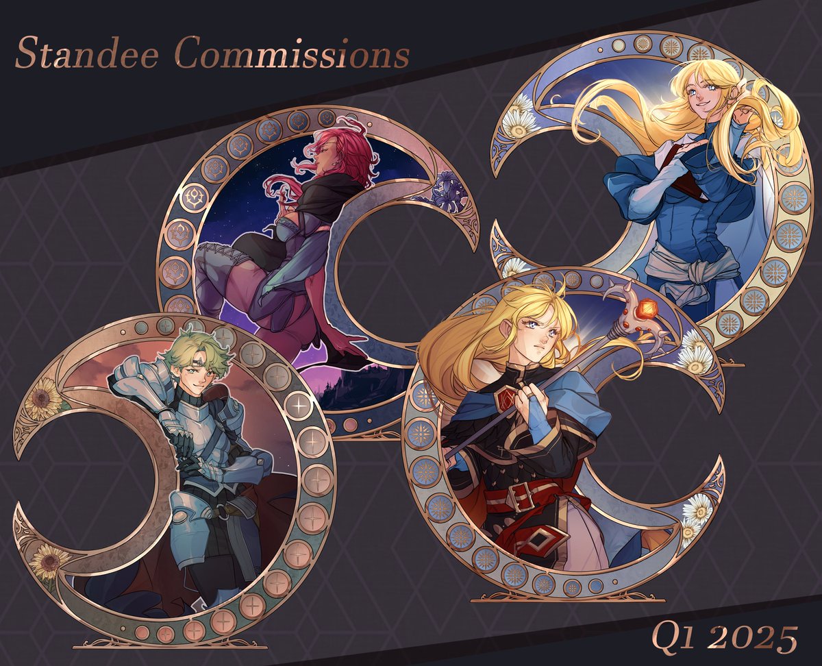🚨<a href="/TheEmblemCon/">EmblemCon ☆ May 1-4, 2025☆</a> KICKS OFF TODAY🚨
Here's the first batch of new merch available for the con! be sure to check out mine and others' booths, and take a look at the schedule to see if your fave VA booked a guest slot!
[ #FireEmblem ]