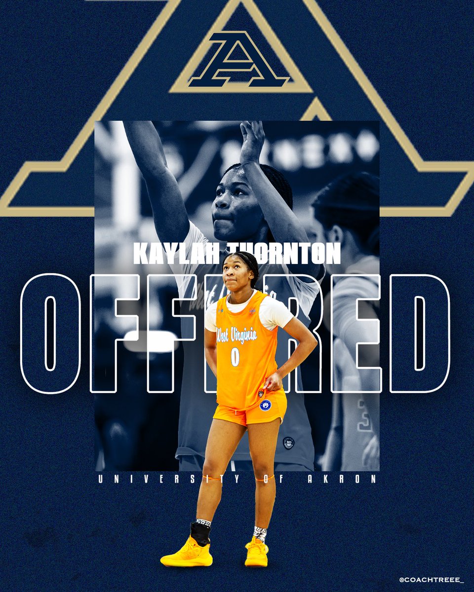 West Virginia Thunder UAA (@wvthunderuaa) on Twitter photo Kaylah Thornton ‘26 (<a href="/ThorntonKaylah/">Kaylah Thornton</a>) has picked up an offer from Akron!
#WVThunderFam | ⚡️⚡️ Kaylah Thornton ‘26 (<a href="/ThorntonKaylah/">Kaylah Thornton</a>) has picked up an offer from Akron!
#WVThunderFam | ⚡️⚡️