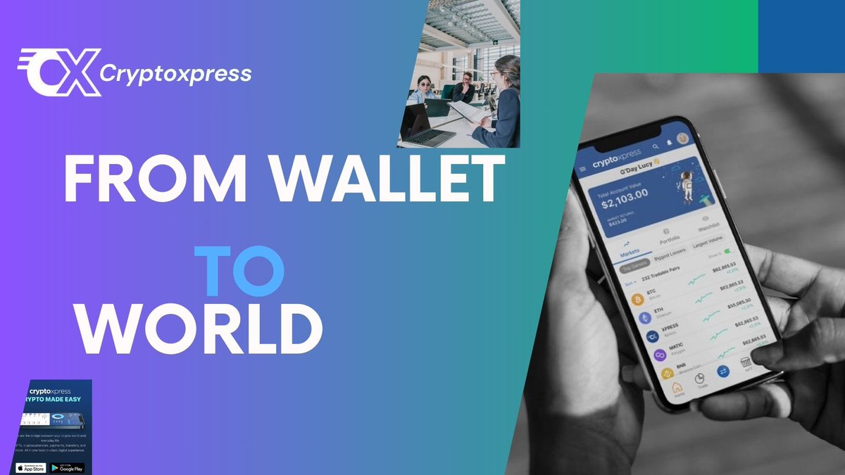 Treasureweb3's tweet image. From Wallet To World!!!
@crypto_xpress isn’t just a wallet, it’s your all-in-one crypto-powered lifestyle app.
Book trips, shop globally, and manage finances without switching platforms.
#CryptoXpress #Web3ForEveryone