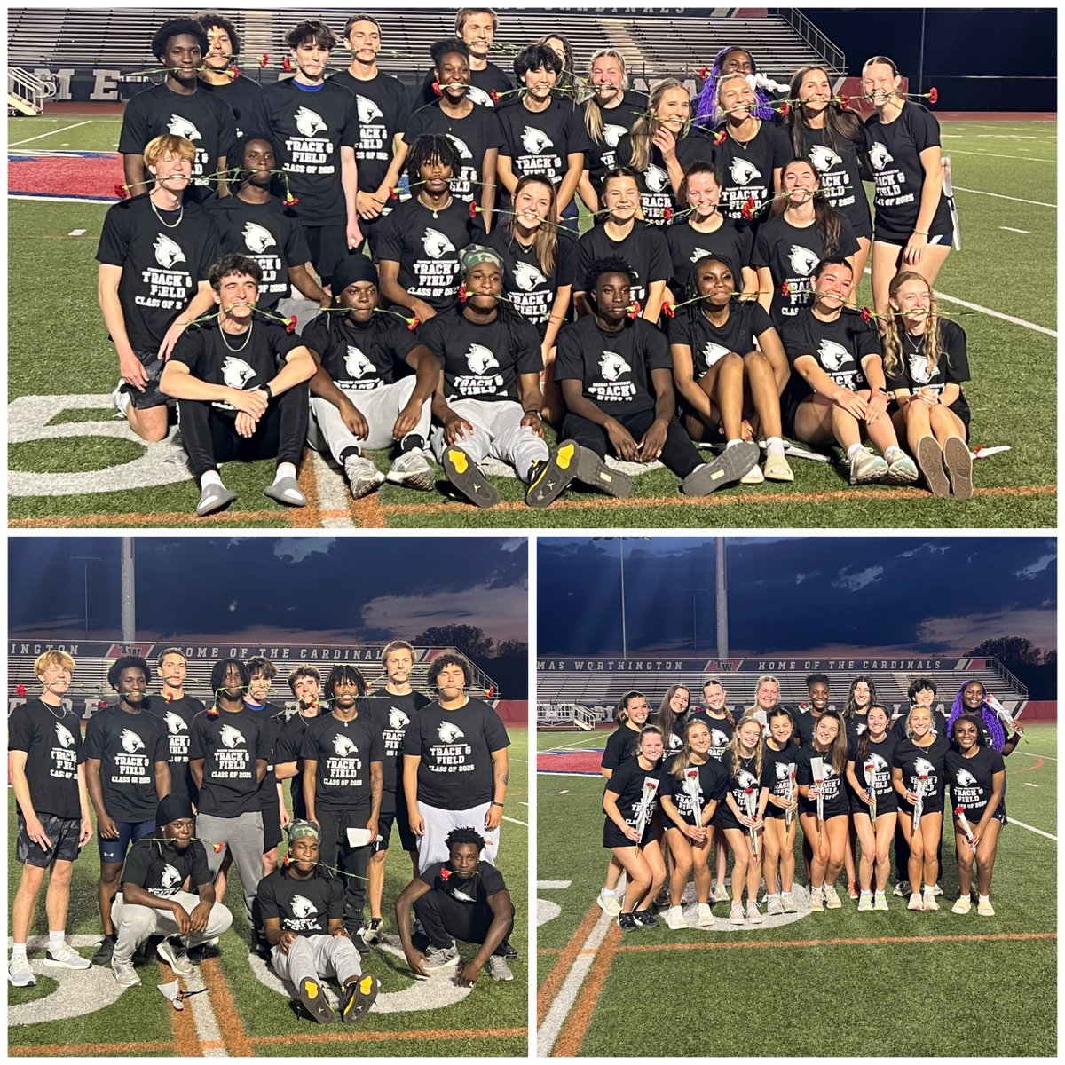 TWHSAthletics's tweet photo. Great night celebrating our Track Seniors! #GoCards https://t.co/mTx5mN7Ff6