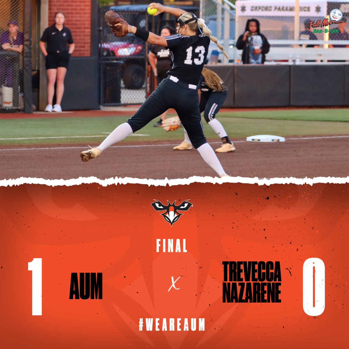 Cauley throws her fifth complete game shutout!

#WeAreAUM
