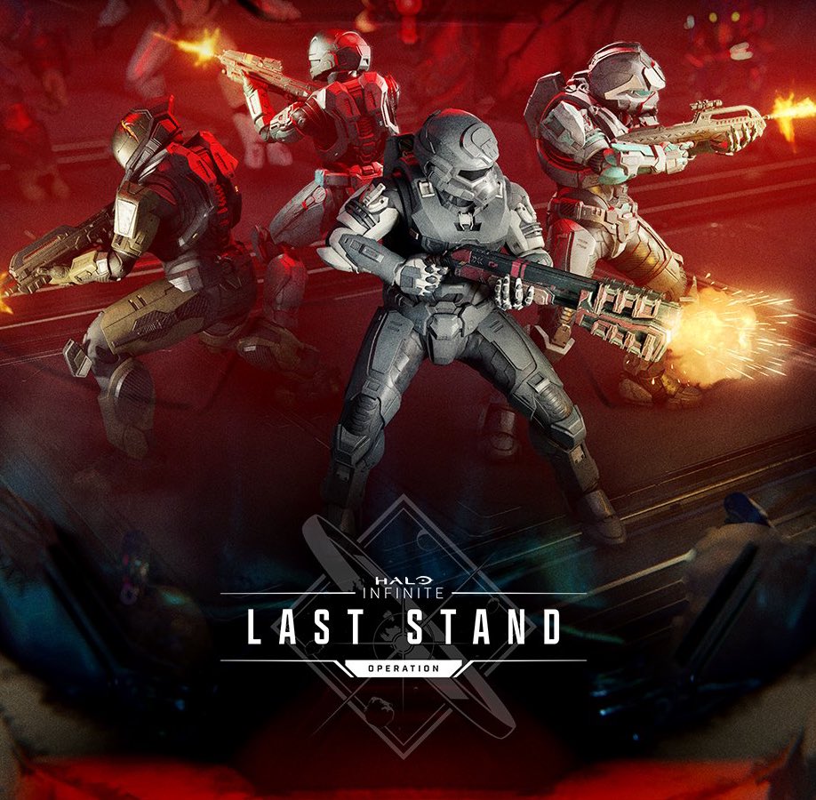 MintBlitz's tweet photo. New Halo Infinite Update is shaping up to be really good.

Here’s what’s rumoured / confirmed to be coming.

- New Weapon(s) Mutilator, Double Barrel Shotgun w/ gravity hammer attachment AND Covenant Vestige Carbine
- New PVE Content where The Banished Invade 
- Halo 1999 ORION armor coming to Infinite, including Halo 3 EVA and Halo 4 armor sets.
- Snipers bullets will now Ricochet
- New weapon coatings for MA5K and rumoured improvements to customization overall.