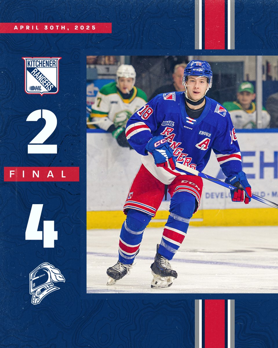 OHLRangers's tweet photo. Final
Shots: KIT 27 - LDN 36
#RTown | #BattleBound https://t.co/nxUq9B8PbL