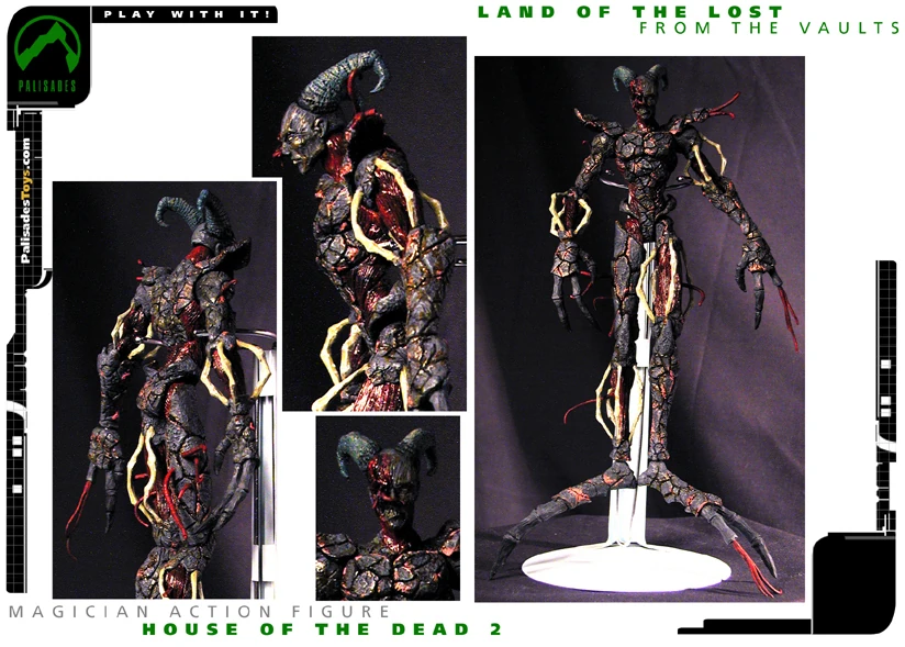 Would be fun to collect the House of the Dead action figures! Sadly, the Magician, Judgment, and Chariot action figures were cancelled. The prototype figures were sold on Ebay years ago. #sega #arcade