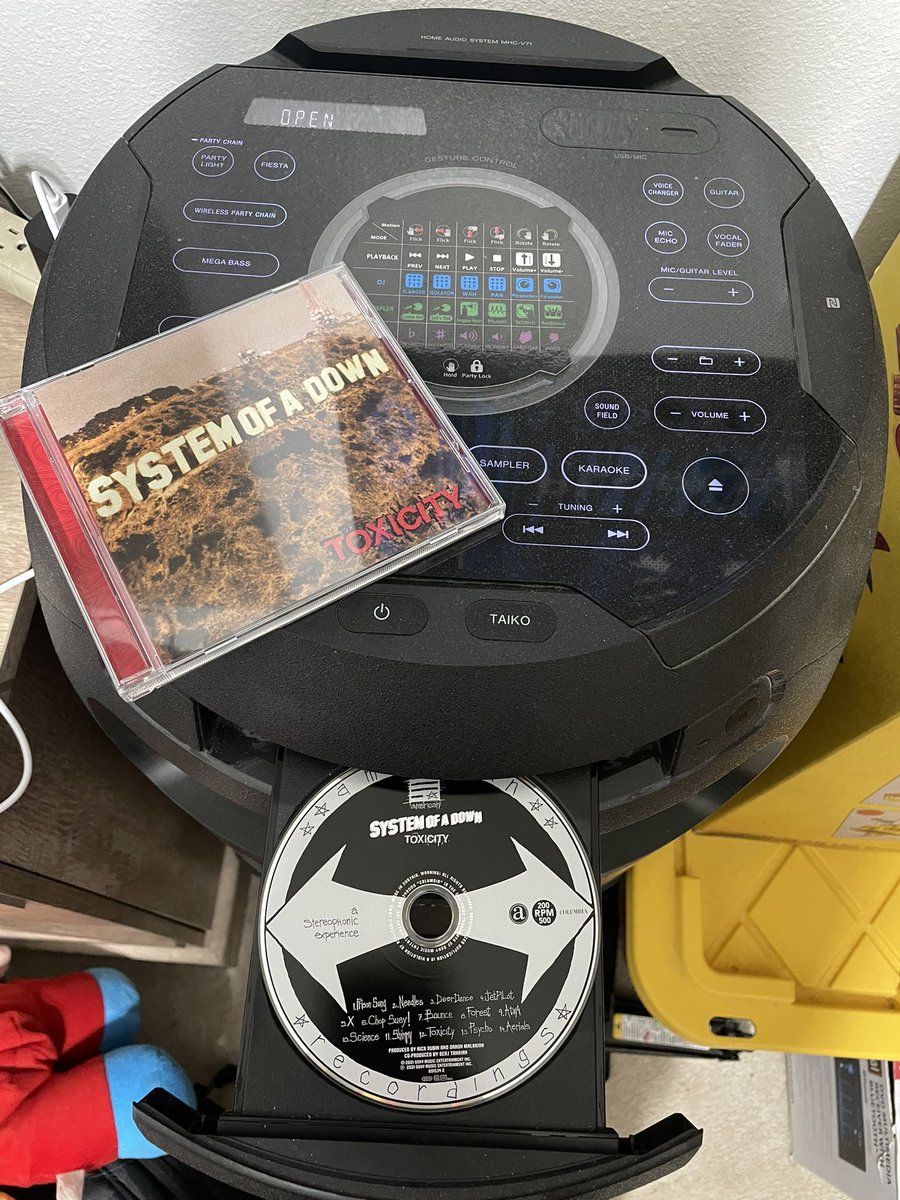 Hold on to your physicals #spotify #toxicity #SystemOfADown