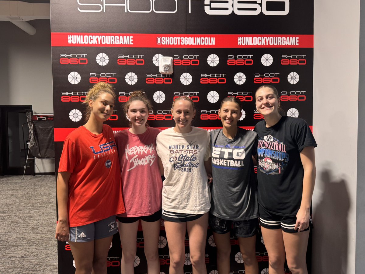 Thanks <a href="/Shoot360Lincoln/">Shoot 360 Lincoln</a> for hosting our ETG 17U group. High energy and an efficient way to get a lot of skill work. <a href="/ETGmwgbb/">ETG Midwest Elite Girls 3SSB</a> <a href="/TaeGrix/">TaeVyn Grixby</a> <a href="/ellegriff1n/">Eleanor Griffin</a> <a href="/MedeckAddison/">Addison Medeck</a> <a href="/SanaiFoster/">Sanai Foster</a> <a href="/AvaMarkowski/">avamarkowski</a> <a href="/ani_leu/">Ani Leu</a>