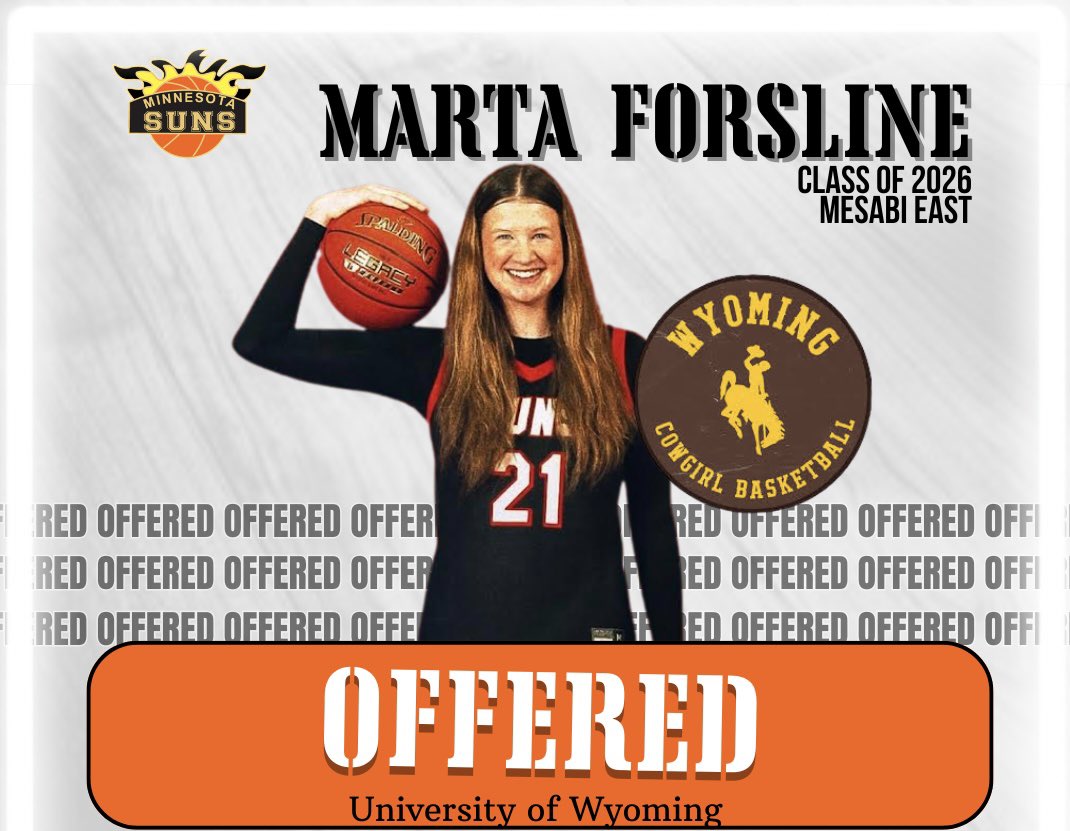 Congrats to Marta Forsline of 2026 P24 on picking up another D1 offer from the University of Wyoming.