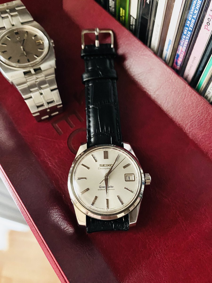 hitujitohane's tweet photo. 少しメンテナンスは必要だけどかなり状態の良い57GSをゲット。
普遍的なデザインで素晴らしい。
#GrandSeiko
#57GS https://t.co/LKlb5Fk95Z