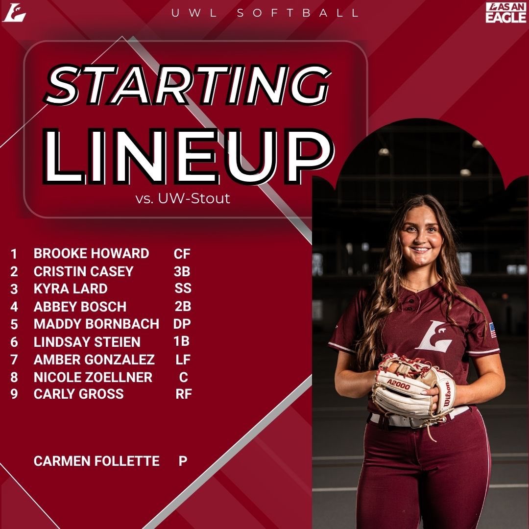 Starting lineup for Game 2 vs. UW-Stout