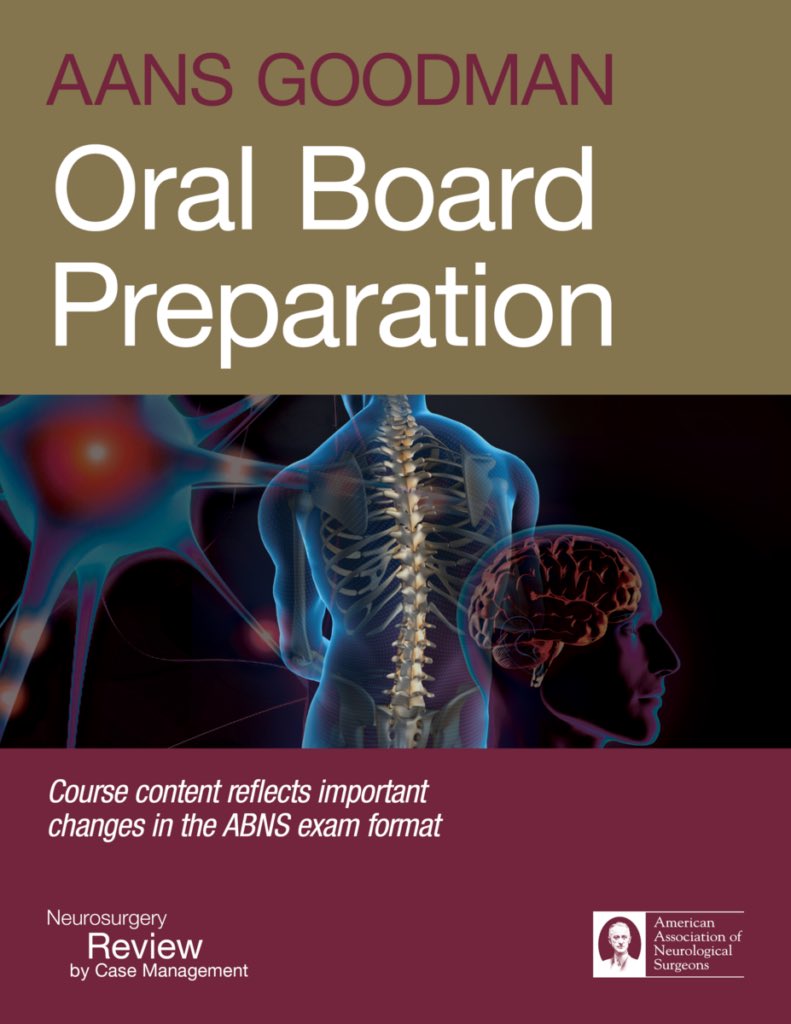 Always a pleasure to teach in the <a href="/AANSNeuro/">AANS</a> Goodman board prep course. The participating neurosurgeons are excellent and will do great on the exam! The future of our specialty is bright.