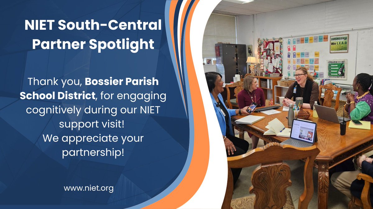 TDHam08 (@theresahamiton) on Twitter photo .<a href="/NIETteach/">National Institute for Excellence in Teaching</a> South-Central Partner Spotlight! Thank you for allowing us to support your journey toward instructional excellence through our partnership.
Bossier Parish
Sabine Parish
Ashdown Schools
Bradford Schools
<a href="/amyygayle/">Amy Y. Gayle</a>
<a href="/ChristinaHulin/">Christina Hulin</a> .<a href="/NIETteach/">National Institute for Excellence in Teaching</a> South-Central Partner Spotlight! Thank you for allowing us to support your journey toward instructional excellence through our partnership.
Bossier Parish
Sabine Parish
Ashdown Schools
Bradford Schools
<a href="/amyygayle/">Amy Y. Gayle</a>
<a href="/ChristinaHulin/">Christina Hulin</a>