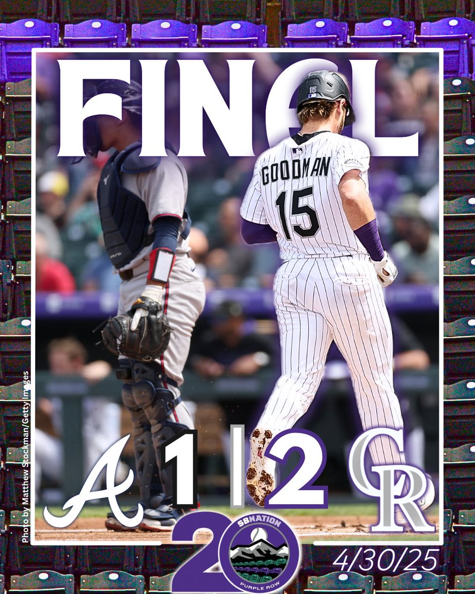 Say what you will about this team, but NOBODY beats the Colorado Rockies 9 games in a row 😤