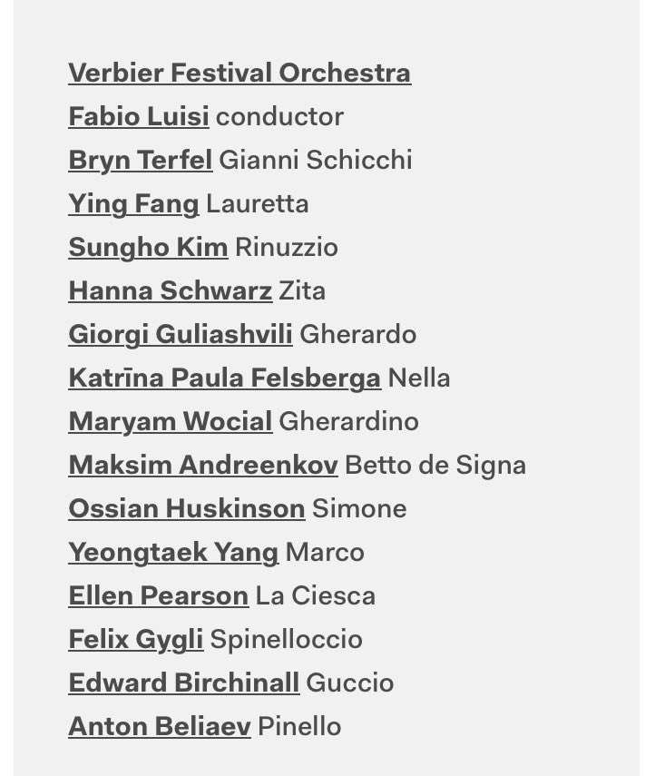 singer_pearson's tweet image. I’m BEYOND excited to head off to Verbier Festival this summer to join the Atélier Lyrique with lots of great friends and to play the role of La Ciesca in Puccini’s Gianni Schicchi, with THE Bryn Terfel playing Gianni Schicchi 😍