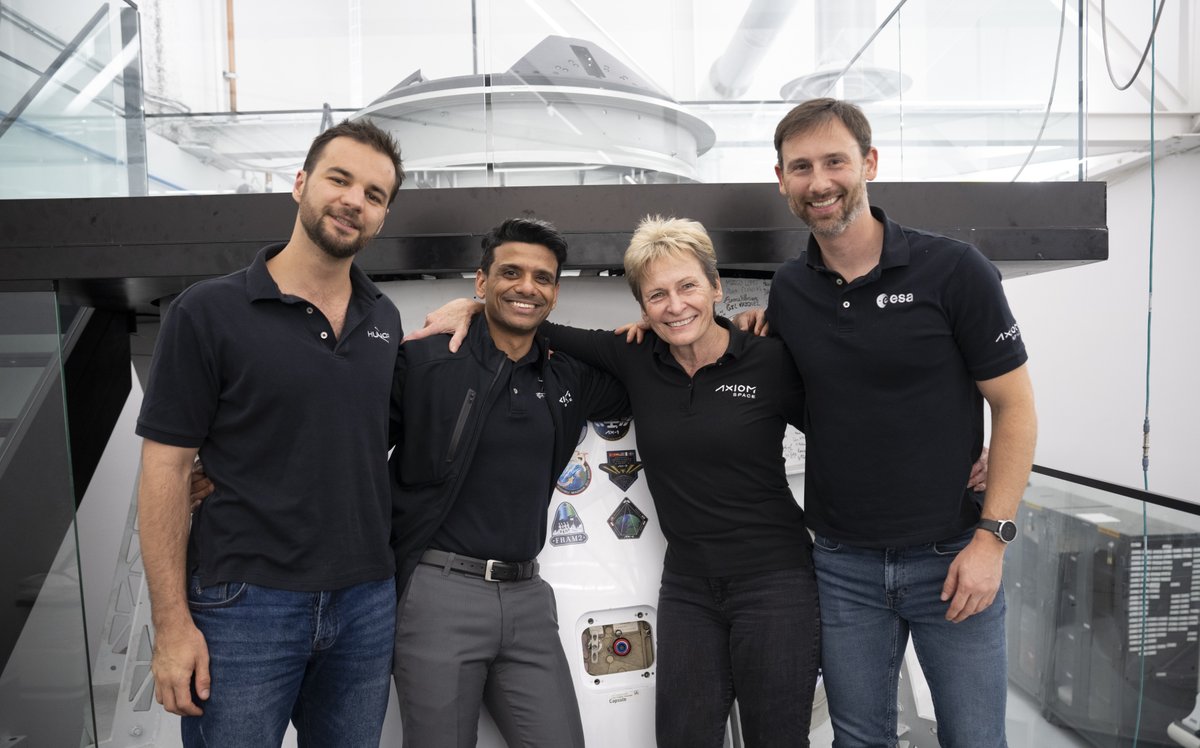 SpaceX (@spacex) on Twitter photo The Ax-4 crew recently completed training in California ahead of their upcoming mission to the <a href="/Space_Station/">International Space Station</a>. Falcon 9 is targeted to launch Dragon’s third human spaceflight of the year no earlier than May 29 from Florida The Ax-4 crew recently completed training in California ahead of their upcoming mission to the <a href="/Space_Station/">International Space Station</a>. Falcon 9 is targeted to launch Dragon’s third human spaceflight of the year no earlier than May 29 from Florida