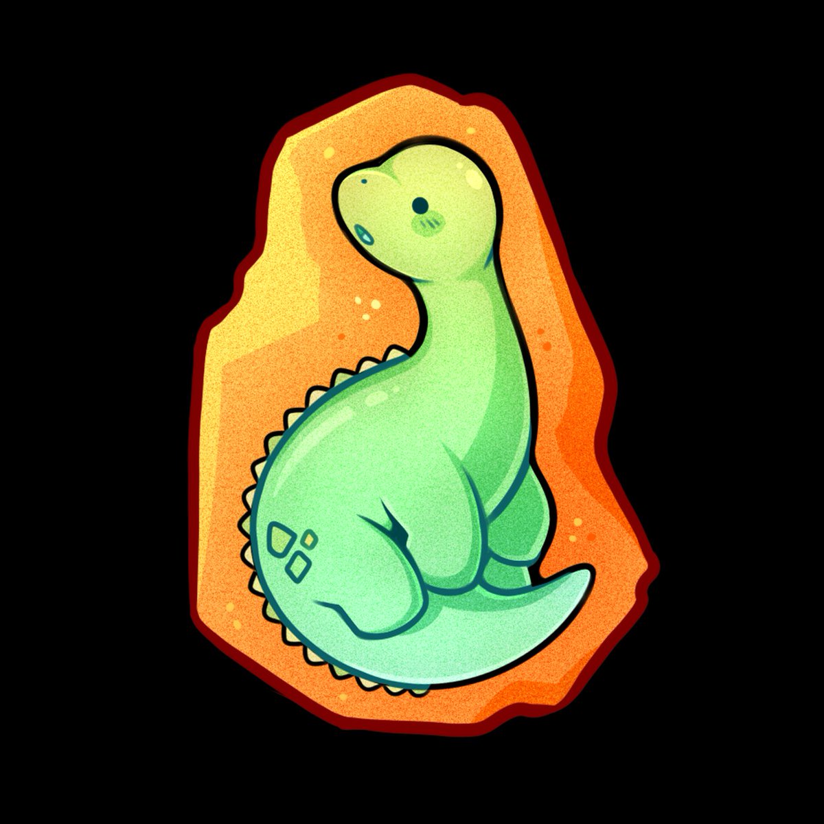 BeccaEmslie's tweet photo. More dinosaur sticker sneak peaks! ☄️ https://t.co/I3UAQFGDij