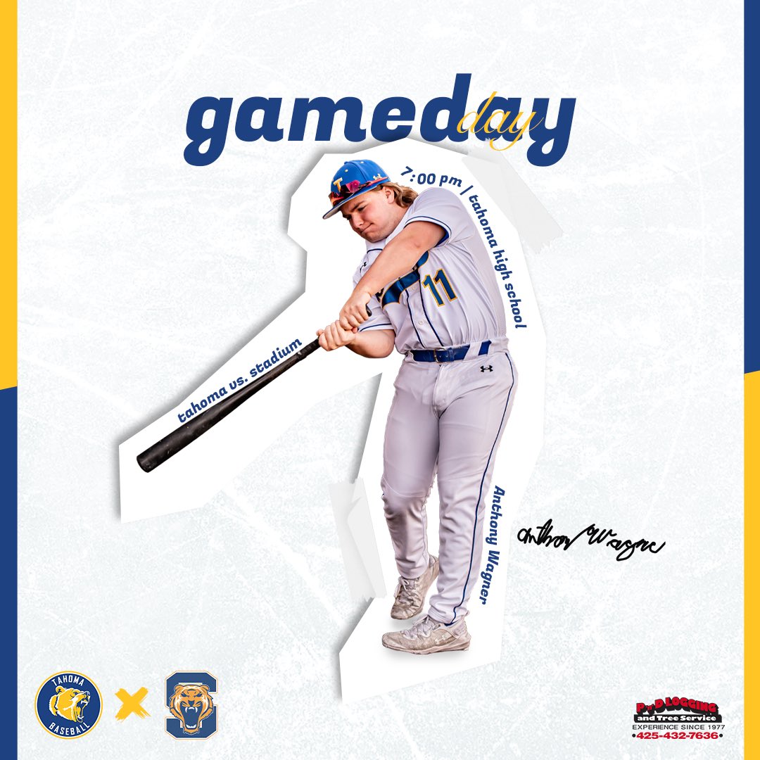 TahomaBaseball (@tahomabaseball) on Twitter photo Itβs Gameday!
π Stadium
β° 7:00 pm
π Tahoma High School
π»βΎοΈπ§’π‘π΅β«οΈβͺοΈπ€πͺ
#BearPack #Tahoma
<a href="/PNW_HSBR/">PNW HS Baseball Report</a> <a href="/PrepBaseballWA/">Prep Baseball Washington</a> <a href="/seatimespreps/">Seattle Times Preps</a> <a href="/BaseballNW/">Baseball Northwest</a> <a href="/PG_PacificNW/">Perfect Game Pacific Northwest</a> Itβs Gameday!
π Stadium
β° 7:00 pm
π Tahoma High School
π»βΎοΈπ§’π‘π΅β«οΈβͺοΈπ€πͺ
#BearPack #Tahoma
<a href="/PNW_HSBR/">PNW HS Baseball Report</a> <a href="/PrepBaseballWA/">Prep Baseball Washington</a> <a href="/seatimespreps/">Seattle Times Preps</a> <a href="/BaseballNW/">Baseball Northwest</a> <a href="/PG_PacificNW/">Perfect Game Pacific Northwest</a>