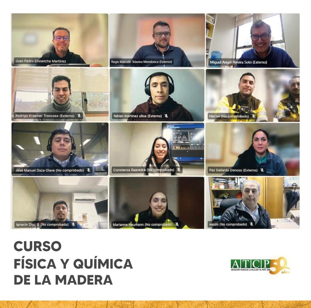 Queremos expresar nuestro más sincero agradecimiento a todas y todos los alumnos que participaron en el Curso Física y Química de la Madera. formación.

Extender un especial reconocimiento a nuestros destacados relatores:

Juan Pedro Elissetche, Regis Teixeira, Miguel Pereira