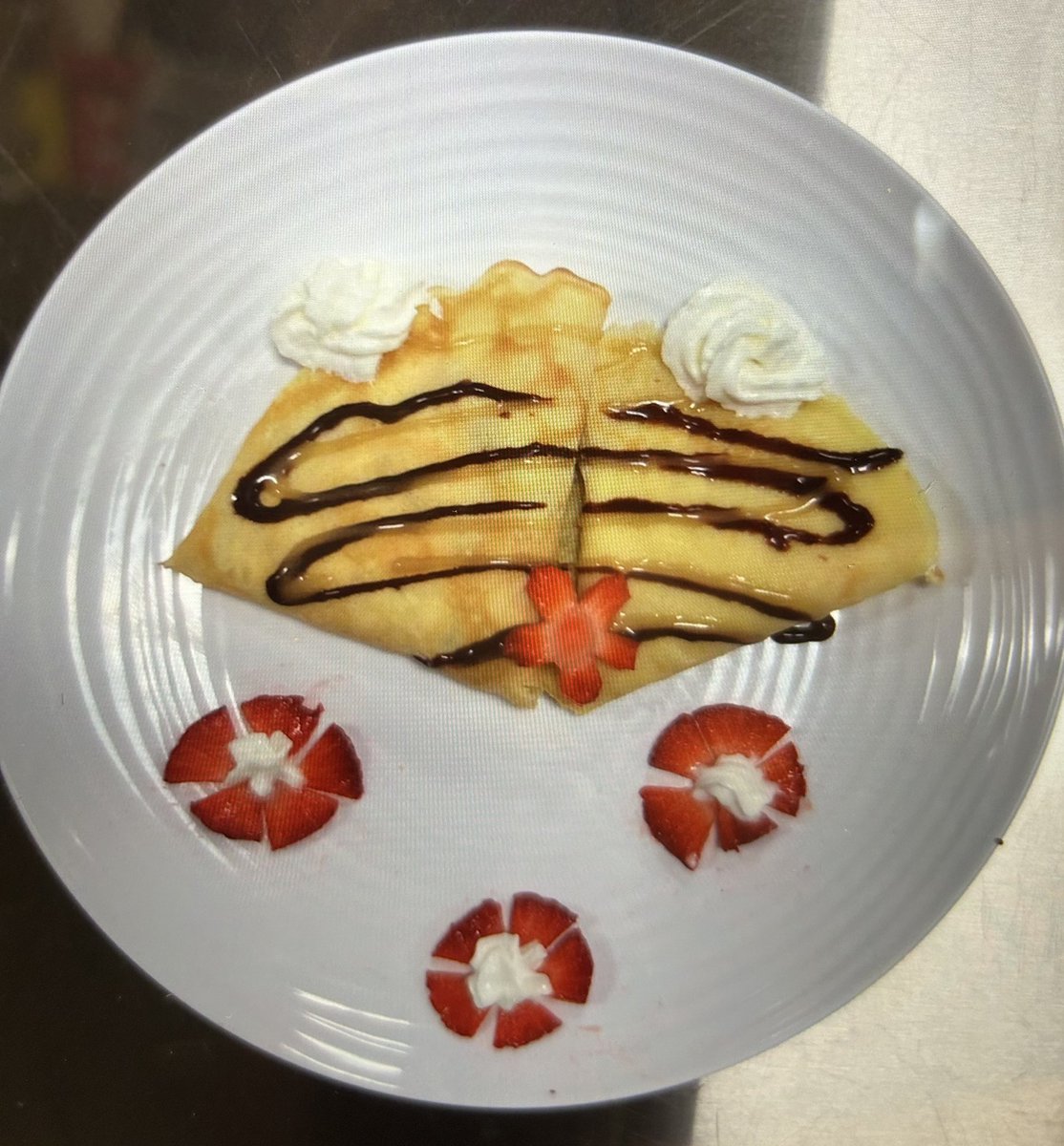 Foods &amp; Nutrition 1 students made homemade caramel, homemade hot fudge, and crepes.  I am beyond lucky to teach such talented students 👩‍🍳👨‍🍳

#WeAreHolmes #Everystudenteveryday #SayYestoFCS