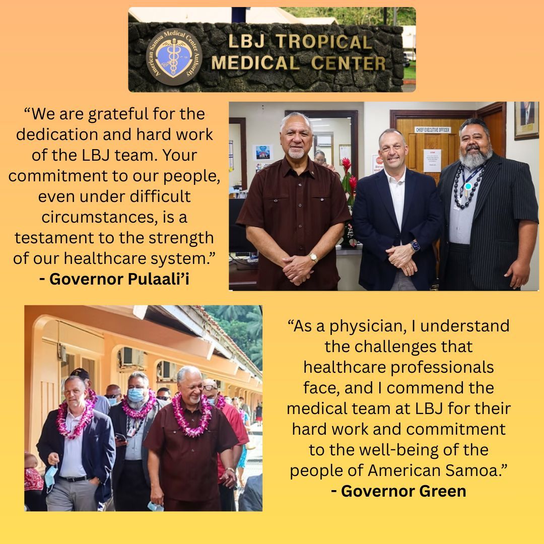 NGA (@natlgovsassoc) on Twitter photo Recently Hawai’i <a href="/GovJoshGreenMD/">Governor Josh Green</a> joined American Samoa Governor Pulaali’i Nikolao Pula for American Samoa's 125th Flag Day celebrations, with the Governors also visiting the LBJ Tropical Medical Center. learn more: americansamoa.gov/governorjoshgr… Recently Hawai’i <a href="/GovJoshGreenMD/">Governor Josh Green</a> joined American Samoa Governor Pulaali’i Nikolao Pula for American Samoa's 125th Flag Day celebrations, with the Governors also visiting the LBJ Tropical Medical Center. learn more: americansamoa.gov/governorjoshgr…