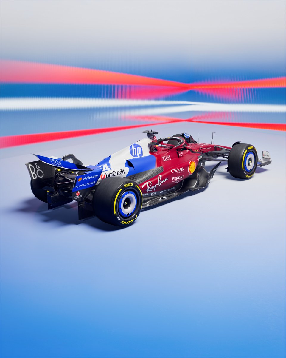 HP's tweet photo. Two brands, two colors, better together. Unveiling the new Miami livery, codesigned and powered by HP computing and printing technology. https://t.co/v3GcajEm3J
