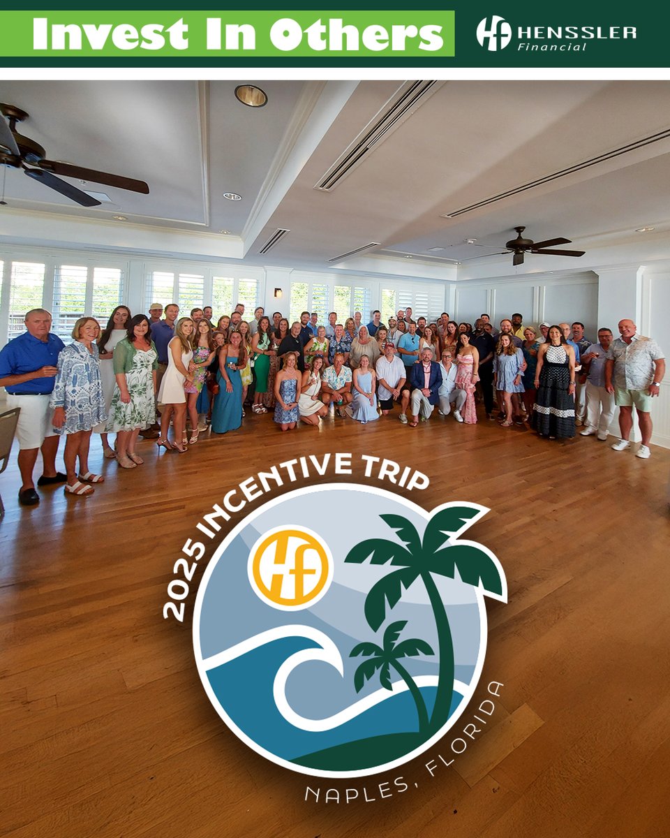 HensslerGroup's tweet photo. Invest in Others isn’t just our vision—it’s how we lead. 🙌 Our top performers earned an incentive trip to Naples, FL, kicking off with a welcome dinner to celebrate their success! 🌴🍽️
#InvestInOthers #IncentiveTrip #WorkHardPlayHard https://t.co/N9d5j8iDIz