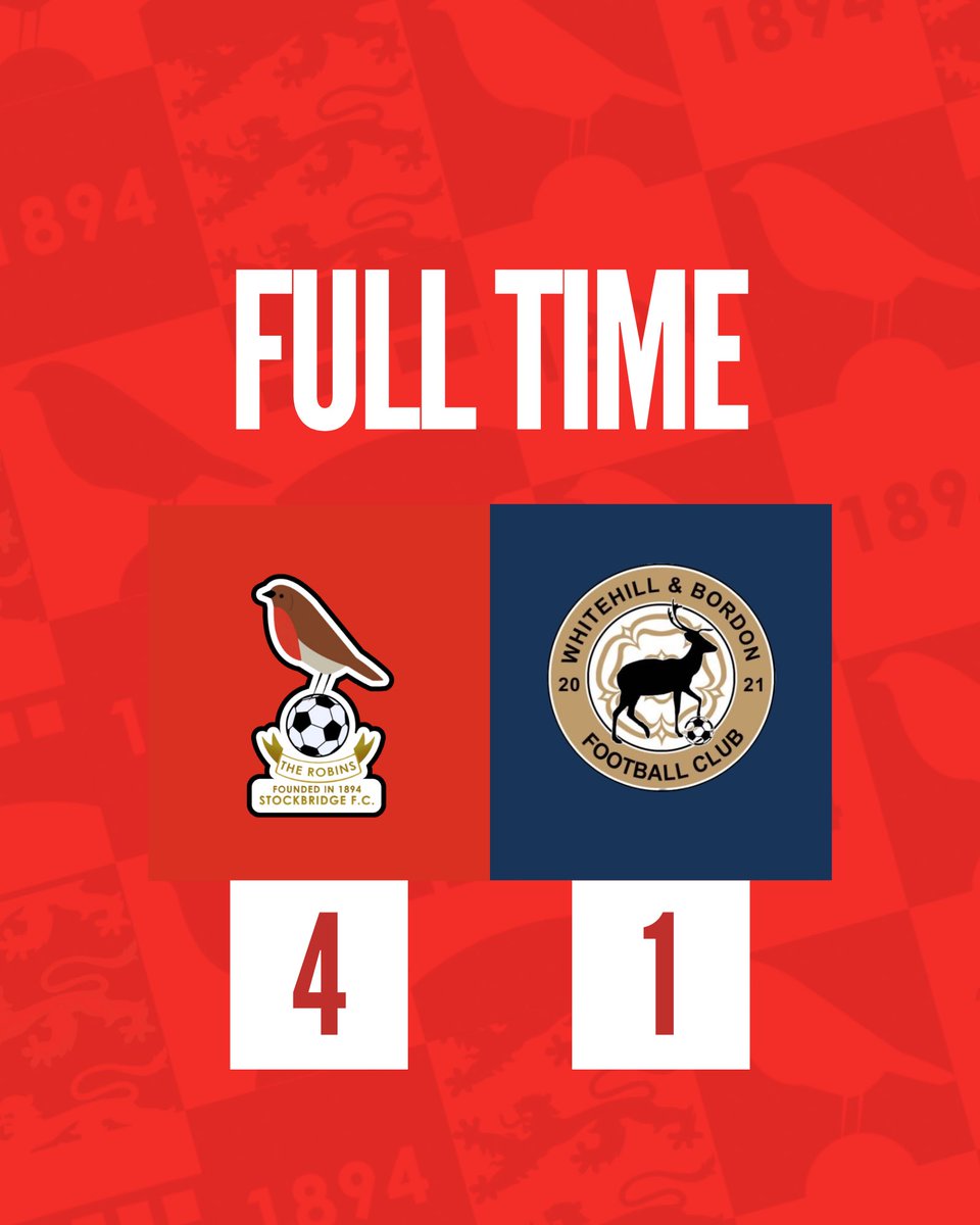 Full time! 

A dominant Robins performance to see off the season in style. Mr Goals himself Chris Pye with a brace, George Smith grabbing his first for the club before half time, and a classy finish from Champagne Sam Payne to seal the deal.

Thank you to all of our supporters,