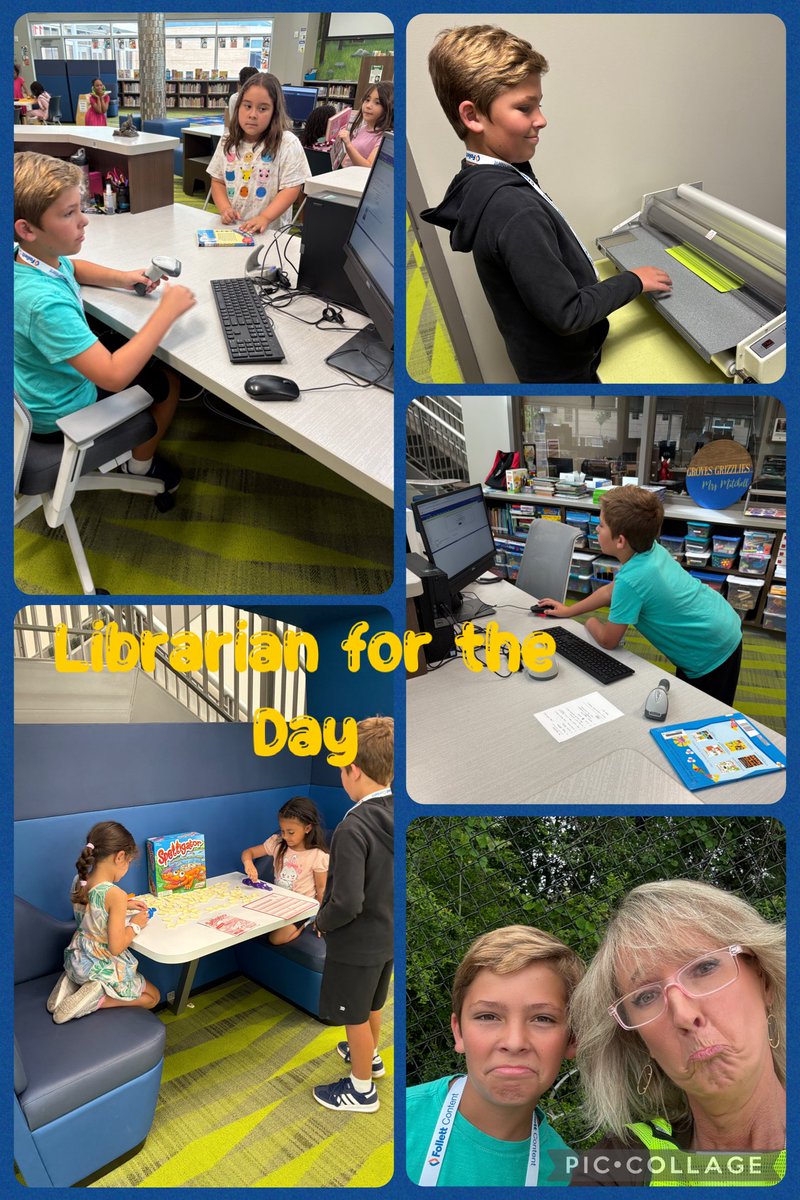 Susan Mitchell, MLS - Groves Elementary Library tweet media