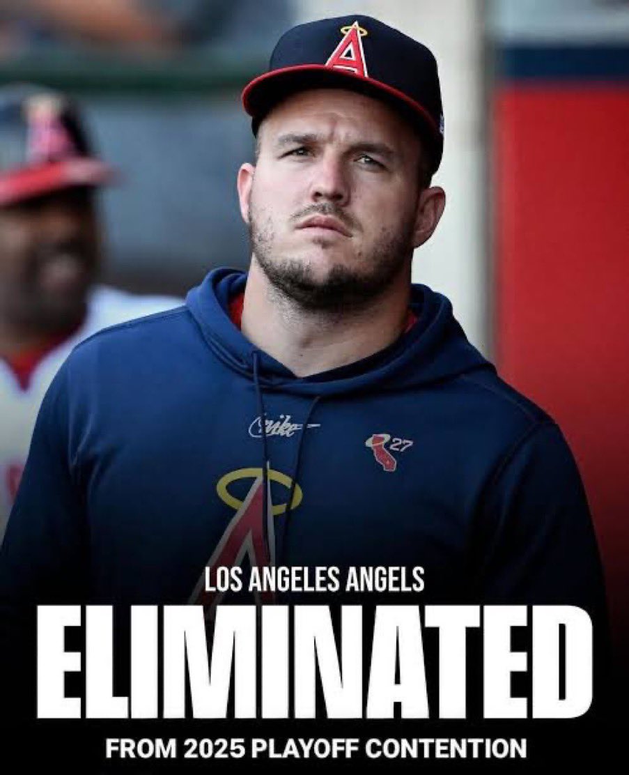 Well, at least the first three weeks was fun. See you next year Mike Trout.
