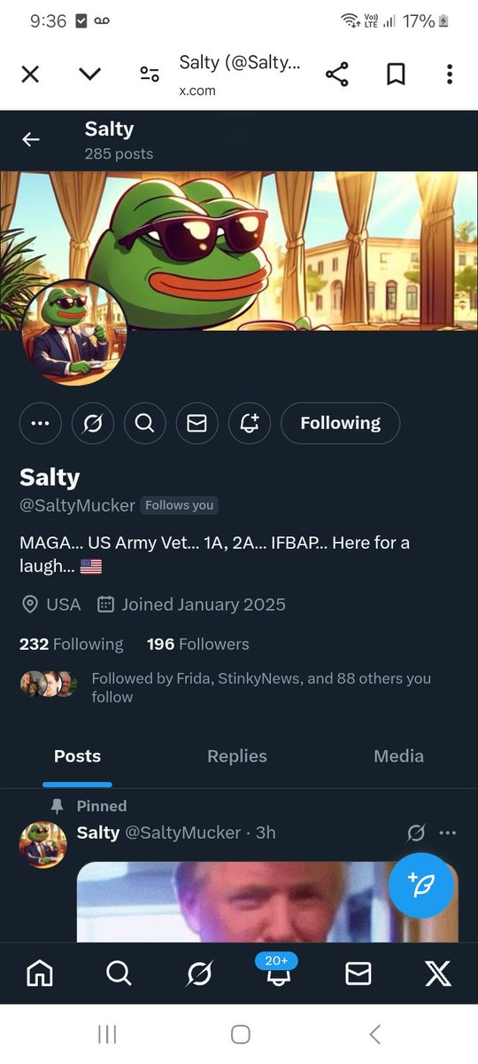 Here's a US Army vet new to x and wanting to meet others and grow let's show @SaltyMucker what our community is all about please follow, repost and he will return your kindness 💪🫶👊👍💥💯