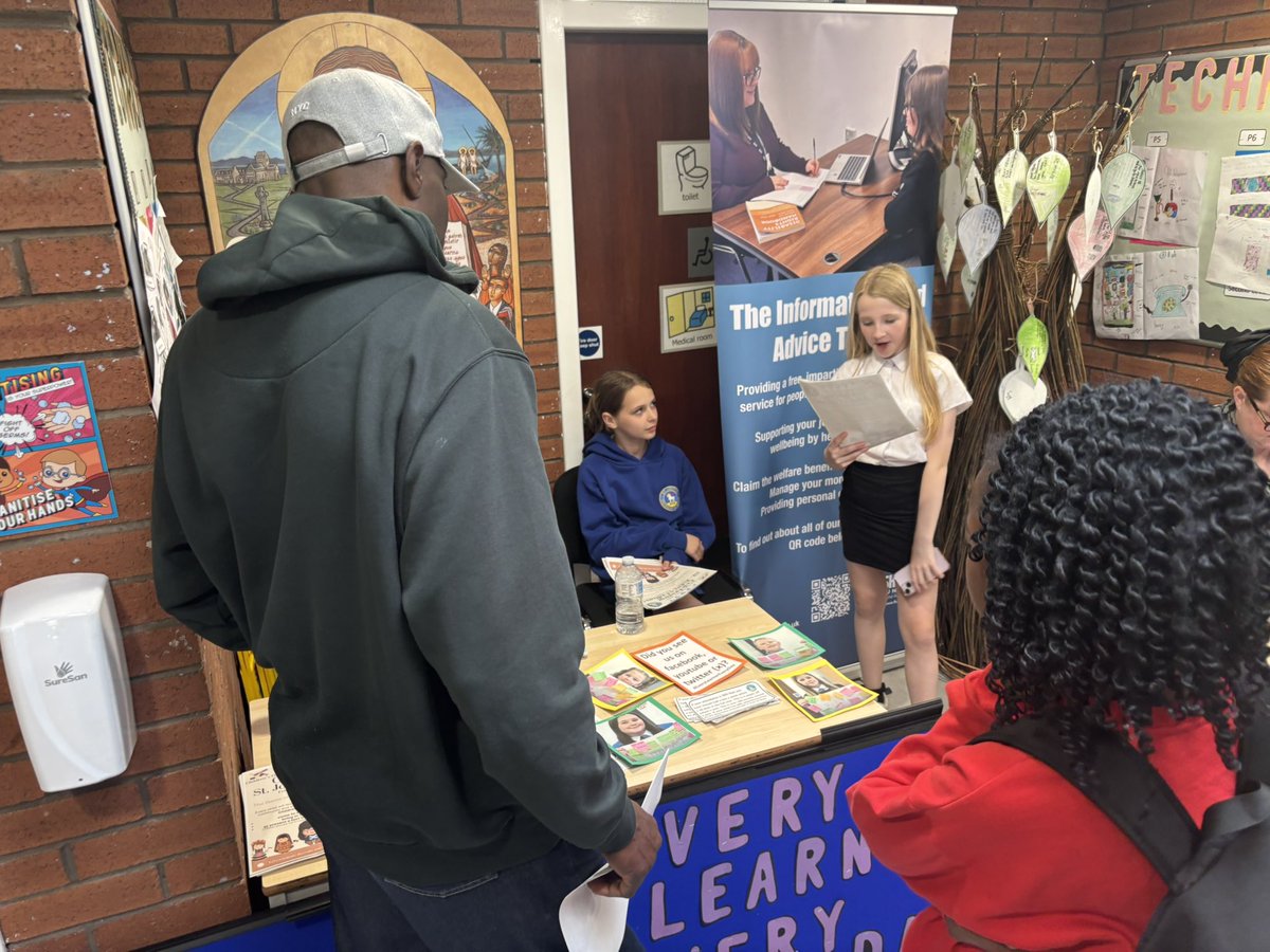 StJohnsPSAyr's tweet photo. Great evening at parents’ night. Thank you to our P7s who spoke to parents about the importance of good attendance and our upcoming culture day. #EveryLearner,EveryDay #CultureDay #Children’sDay https://t.co/CVTCKgHy1n