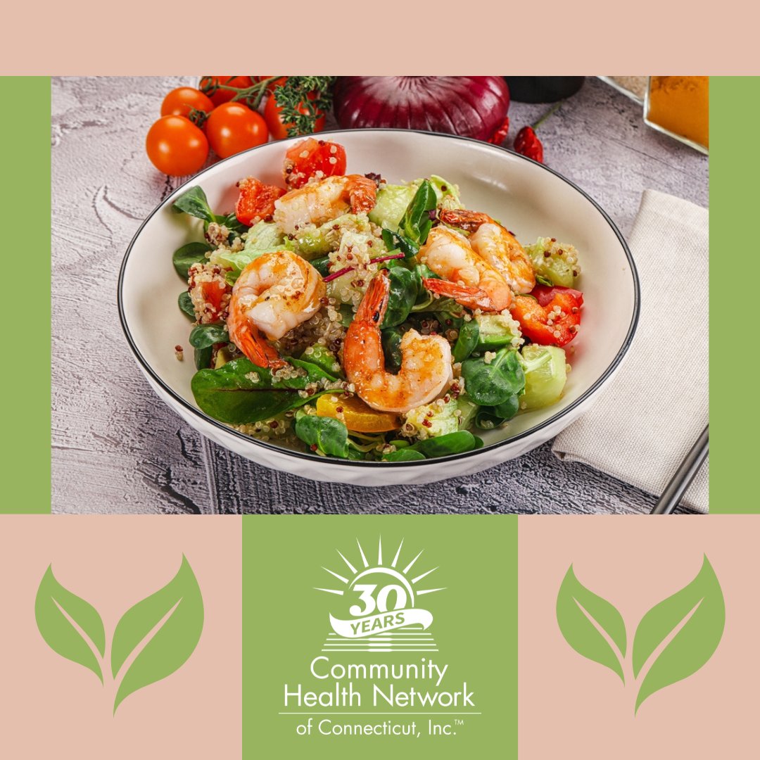 Lean into spring with a fresh salad! For the recipe to this grilled asparagus and shrimp quinoa salad with lemon vinaigrette, click here: l8r.it/mdBo