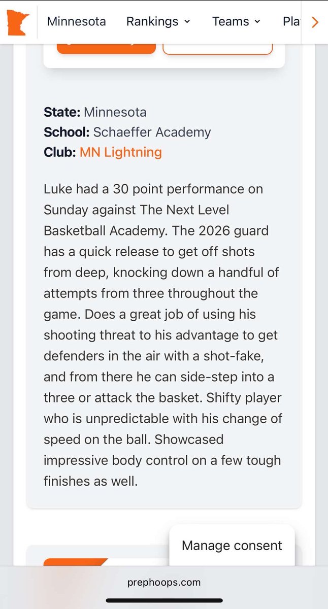 Thank you Max and Prep Hoops for the write up! <a href="/FreshCoastHoops/">Fresh Coast Hoops</a> <a href="/PHCircuit/">Prep Hoops Circuit 🏀</a> <a href="/MNLightningAAU/">MN Lightning</a> <a href="/RyanJamesMN/">Ryan James</a>