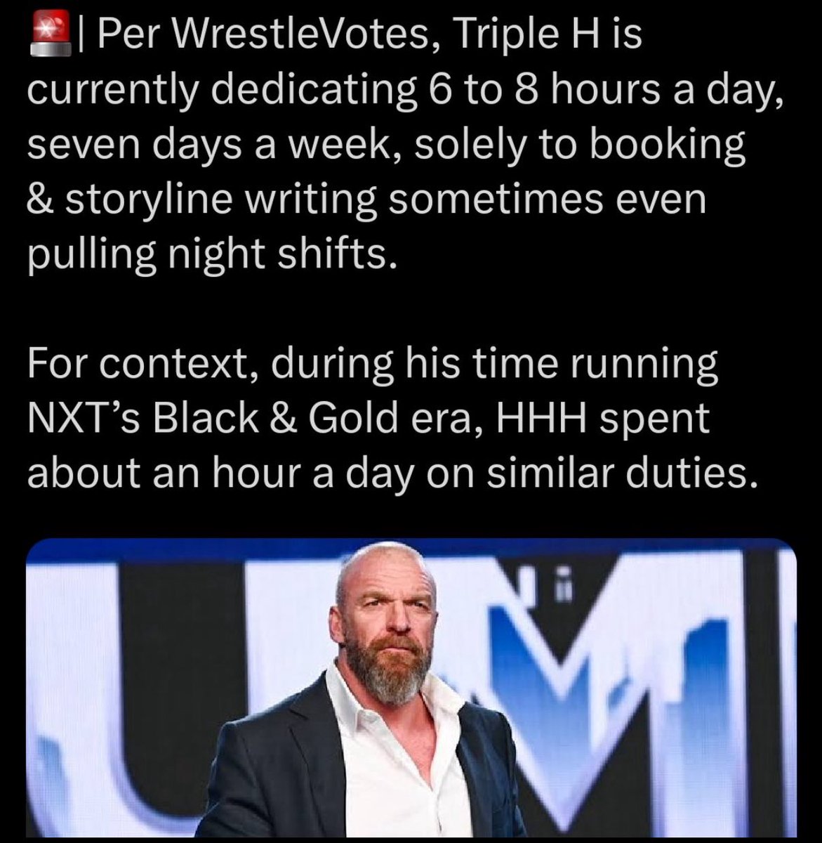 56 hours a week to come up with Jey Uso v Logan Paul? You’re not very good at this fella