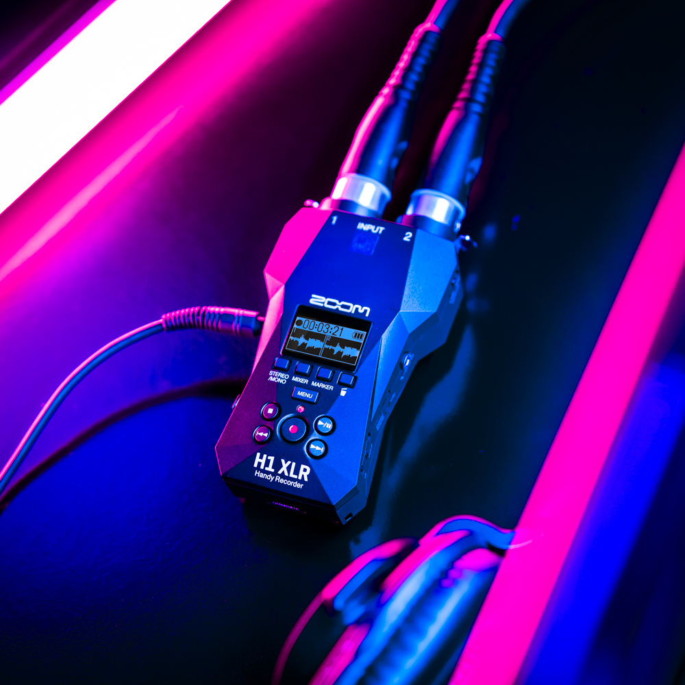 ZoomSoundLab's tweet image. The H1 XLR is built for creators who demand versatility. Record high-quality audio from video, mixers, and beyond—whenever and wherever you need it. 🎤

#zoomsoundlab #audiorecorder #proaudio