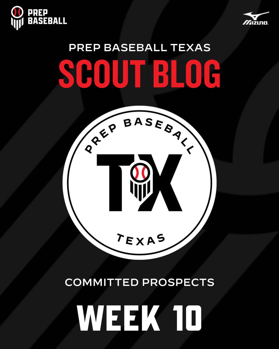 Prep Baseball Texas (@prepbaseball_tx) on Twitter photo 𝐓𝐞𝐱𝐚𝐬 𝐇𝐢𝐠𝐡 𝐒𝐜𝐡𝐨𝐨𝐥 𝐂𝐨𝐦𝐦𝐢𝐭𝐭𝐞𝐝 𝐒𝐜𝐨𝐮𝐭 𝐁𝐥𝐨𝐠: 𝐖𝐞𝐞𝐤 𝟏𝟎 📝
+ Scouting notes and video on the committed prospects that impressed our staff during week 10 of high school play.
+ 8️⃣ committed prospects mentioned, within.👇
🔗: 𝐓𝐞𝐱𝐚𝐬 𝐇𝐢𝐠𝐡 𝐒𝐜𝐡𝐨𝐨𝐥 𝐂𝐨𝐦𝐦𝐢𝐭𝐭𝐞𝐝 𝐒𝐜𝐨𝐮𝐭 𝐁𝐥𝐨𝐠: 𝐖𝐞𝐞𝐤 𝟏𝟎 📝
+ Scouting notes and video on the committed prospects that impressed our staff during week 10 of high school play.
+ 8️⃣ committed prospects mentioned, within.👇
🔗: