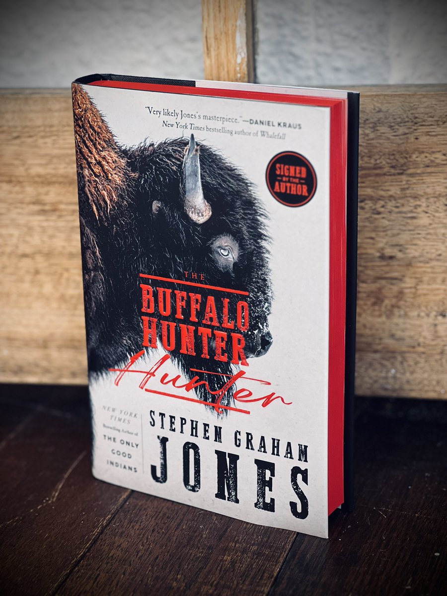 The Buffalo Hunter Hunter’s been making the rounds, and deservedly so. It has delightfully scratched that historical horror itch. It’s not an easy read, and the prose could, to some, feel inaccessible, but it rewards you as you persevere. Loving it.
<a href="/TitanBooks/">Titan Books</a> #BookMail #booktwt