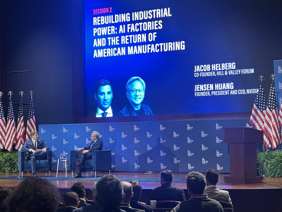Good day in DC. 

A 🇺🇸 strong Hill &amp; Valley Forum with tech leaders and innovation focused policymakers. 

Thanks for doing the work, <a href="/zebulgar/">delian</a> and <a href="/jacobhelberg/">Jacob Helberg</a>!